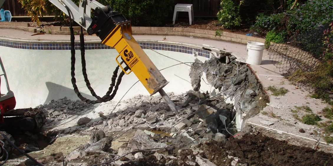 How to Safely Demolish a Swimming Pool