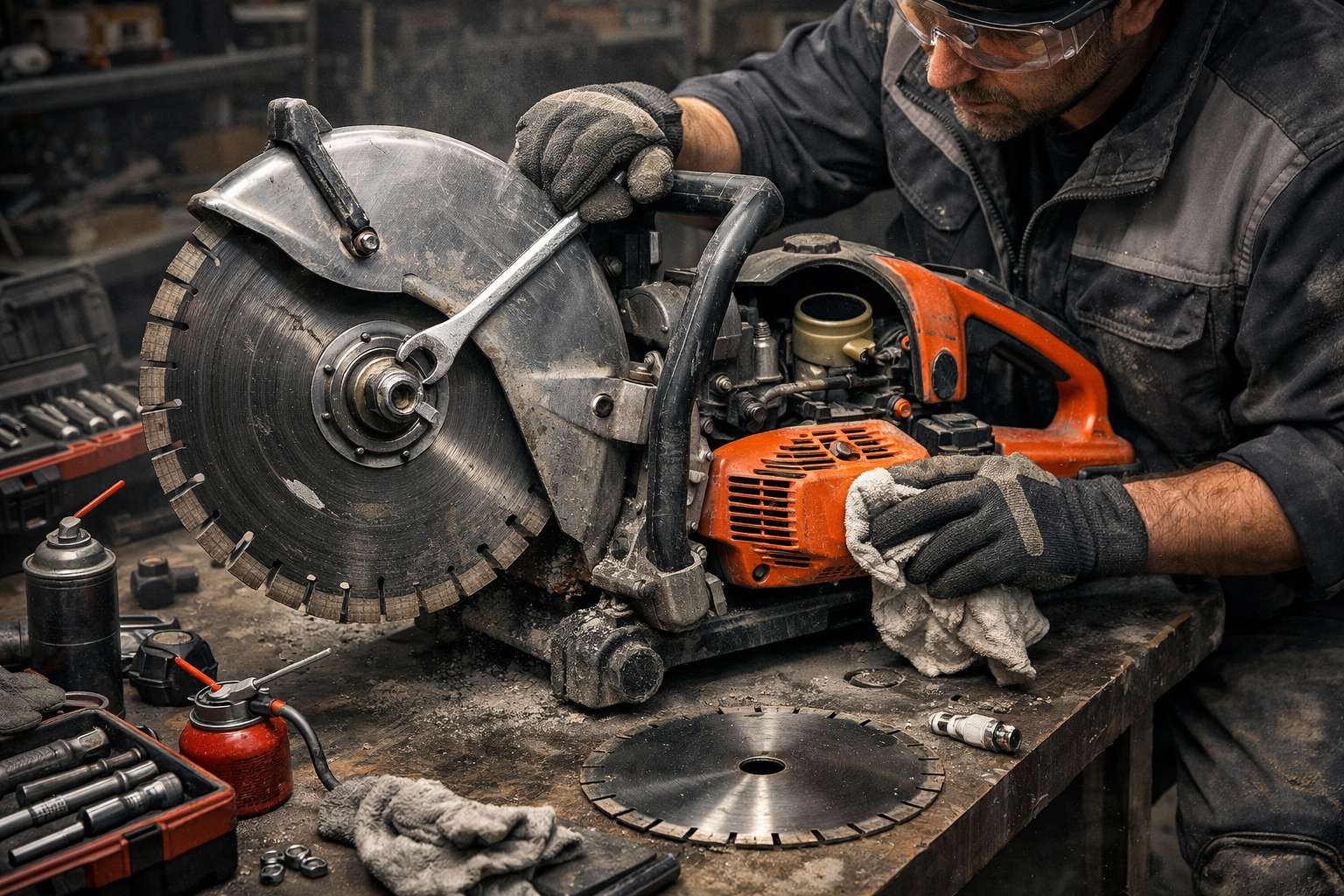 Concrete Saw Maintenance