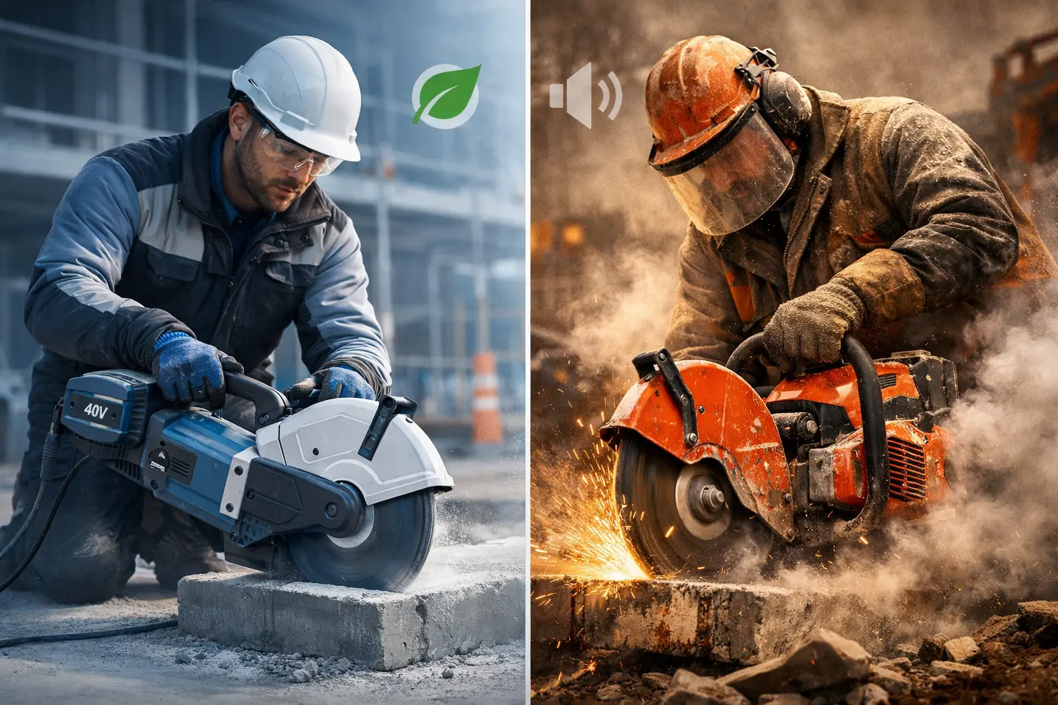 Electric vs Petrol Concrete Saws